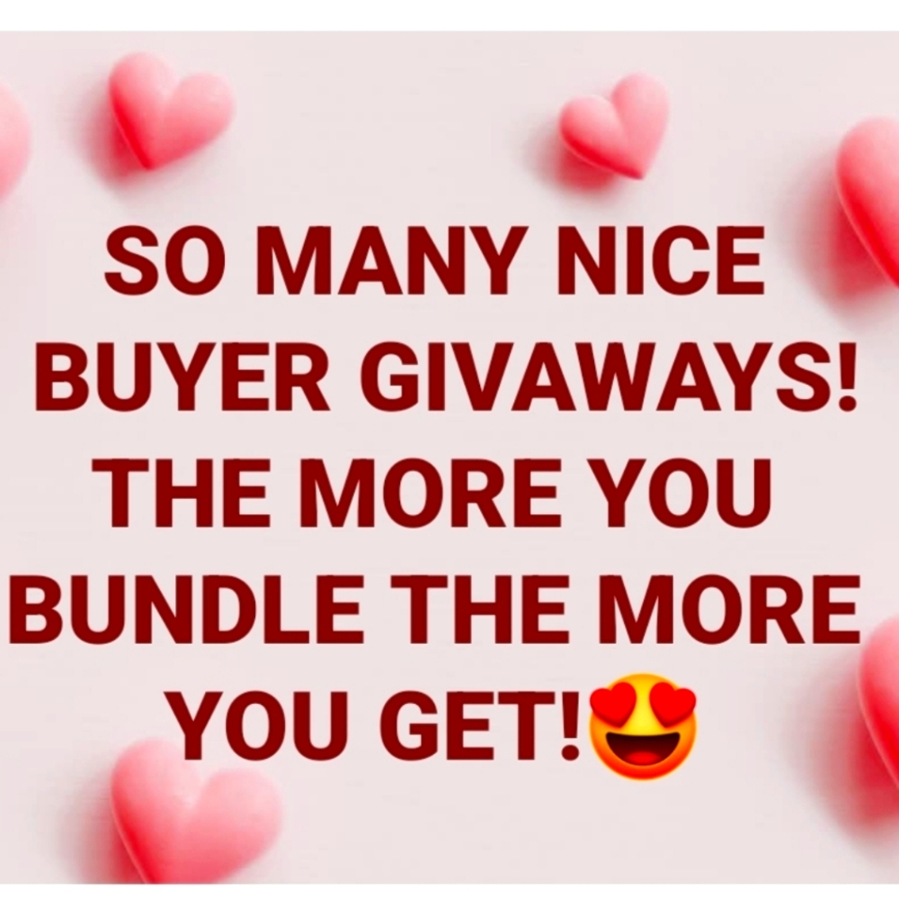Live Show Givaways! The More You Bundle The More You Get!! So Many Givaways!! 😍 - Picture 1 of 6